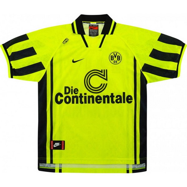 Heimtrikot Thailand Dortmund Retro 1996 1997 Gelb Günstige Fußballtrikots